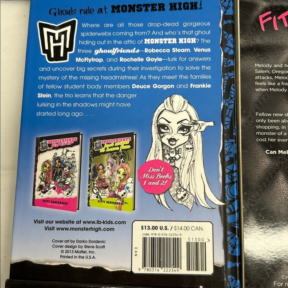 Monster High Book Bundle – 2 Hardcover + 4 Paperback Set collection - Picture 9 of 14